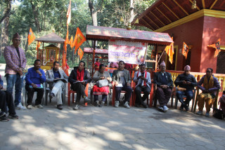 बाल्मीकि आश्रम जाने झोलुङ्गे पुल सञ्चालन गर्न एमालेको माग