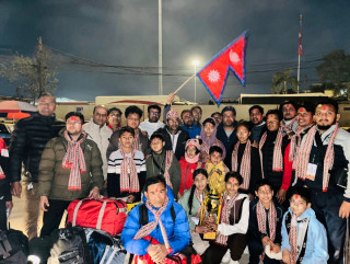 कराँतेका पदक विजेता खेलाडीलाई रास्वपाद्वारा सम्मान