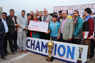 बुटवल मेयर कपको उपाधि अक्सफोर्ड माविलाई