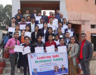 रामग्राम जेसीजद्वारा नेतृत्व कला विकास तालिम