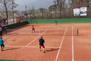 लनटेनिस प्रतियोगिता : प्रदिप, प्रनव, रितिक र निशान्त अन्तिम चारमा