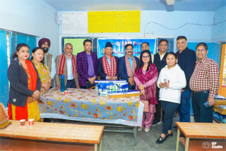 रोटरी लुम्बिनी सिद्धार्थनगरद्वारा भानु माविलाई पंखा हस्तान्तरण