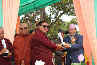 बुद्धको शिक्षा विश्वव्यापी बनाउन ध्यान दिवस घोषणा गराउन पहल गर्छु : गृहमन्त्री श्रेष्ठ