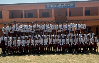 भानु माविमा कक्षा १० का विद्यार्थीहरूलाई शुभकामना