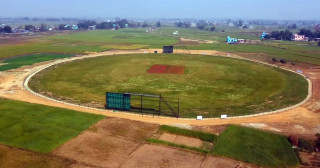 निजी लगानीमा बनेको एक्स्ट्राटेक ओभल क्रिकेट मैदानको उद्घाटन