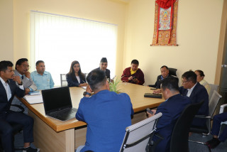 पर्यटनमन्त्रीद्वारा कोषका पदाधिकारी र बोर्डसँग छलफल, गुरुयोजना पूरा गर्न निर्देशन