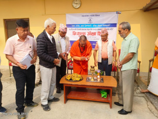 ४६ औं नेत्रज्योति दिवसको अवसरमा संस्कृत विद्याश्रममा आँखा शिविर