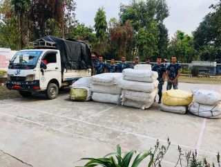 रुपन्देहीमा सशस्त्र प्रहरीद्वारा साढे १७ लाखको अवैध सामान बरामद