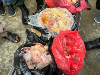 बुटवलका मासु पसलमा अनुगमन, दुई मासु पसललाई जरिवाना