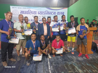 मधवलियामा भेट्रान तथा सुपर भेट्रान ब्याडमिन्टन प्रतियोगिता