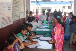 सिद्धार्थनगर–३ मा निःशुल्क स्वास्थ्य शिविर, २२५ जनाले लिए सेवा