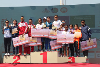 दोस्रो अन्तर्राष्ट्रिय शान्ति म्याराथनको उपाधि गण्डकीका तिर्थ पुनलाई