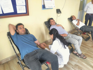 क्षत्री समाज नेपाल सिद्धार्थनगर–७ द्वारा रक्तदान