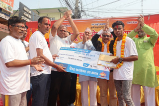 भैरहवामा ‘संस्कृति रक्षा दौड’, गैडहवाका उमेश बरई भए प्रथम