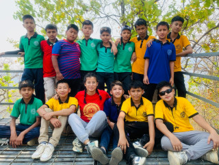 ‘बुक लेस फ्राइडे’ मा पामिरका विद्यार्थी नुवाकोट भ्रमणमा