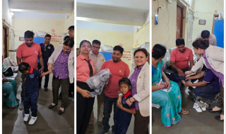 सिद्धार्थनगरमा अपांगता भएका व्यक्तिहरुलाई सहायता सामग्री वितरण