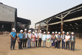 संसदीय टोलीद्वारा स्टील उद्योगहरुको अनुगमन