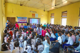 रोटरी लुम्बिनी सिद्धार्थनगरद्वारा विद्यालयमा सचेतना कार्यक्रम