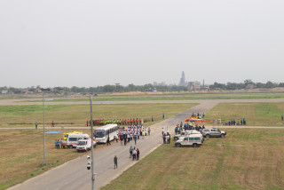 गौतमबुद्ध विमानस्थल भित्र पुर्ण आपतकालिन अभ्यास