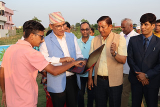 विकासको काममा एकढिक्का भएर लाग्ने अठोट लिएका छौं : विष्णु पौडेल