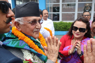 एमाले अध्यक्ष तथा पूर्वप्रधानमन्त्री ओली रुपन्देहीमा