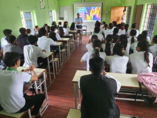 लुम्बिनी इन्ट्रिग्रेटेड एकेडेमीमा सिर्जनशील लेखन शैलीको लागि अभिमुखीकरण