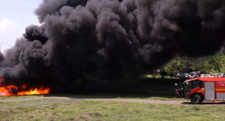 त्रिभुवन विमानस्थलमा विमान दुर्घटना