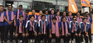 एसिया कप खेलेर स्वदेश फर्कियो महिला टीम