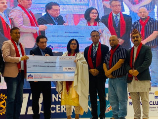 पत्रकार पाण्डे ‘रोटरी सामाजिक पत्रकारिता पुरस्कार’ बाट सम्मानित