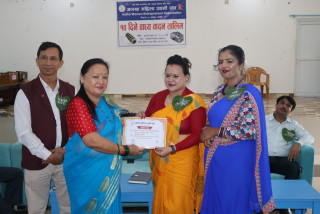 भैरहवामा १० दिने वाध्यवादन तालिम सम्पन्न