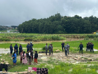 ढलले बगाउँदा महिलाकाे मृत्यु
