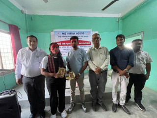 साई ग्लोबलमा कक्षा १२ उत्तीर्ण विद्यार्थीहरुलाई सम्मान