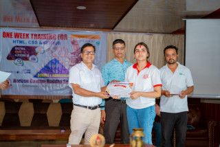 होराइजन गौतम बुद्ध मा.वि.मा वेभ डेभलपमेन्ट तालिम