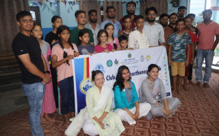 लियो सिद्धार्थनगर युथद्वारा बालगृहमा खाद्यान्न तथा शैक्षिक सामग्री वितरण