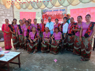 मिलन आमा समूहद्वारा जेष्ठ नागरिक सम्मान