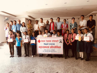 रेडक्रस सिद्धार्थ उपशाखाद्वारा वक्तृत्वकला प्रतियोगिता, जेसीज प्रथम