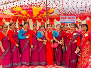 दयानगर सामुदायिक सिकाई केन्द्रद्वारा तीज गीत कार्यक्रम