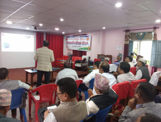 गुल्मीमा एमाले स्कूल विभागद्वारा जिल्लास्तरीय प्रशिक्षक प्रशिक्षण