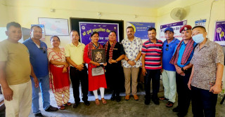 दुर्गा सामुदायिक सेवा केन्द्रद्वारा स्वागत तथा बिदाई