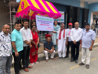 मोहम्मद जयन्तीमा विश्व हिन्दू महासंघ सिद्धार्थनगरद्वारा पानी वितरण