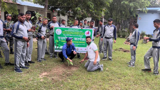 लुम्बिनी विश्व शान्ति मञ्चद्वारा जनकपुरमा वृक्षरोपण