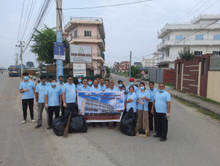 सरसफाई कार्यक्रमलाई निरन्तरता दिदै एसियन बुद्ध होटल