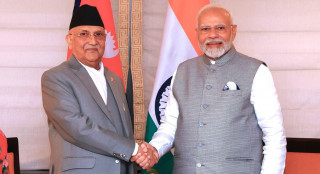 अमेरिकामा प्रधानमन्त्री ओली र भारतीय प्रधानमन्त्री मोदीबीच भेट