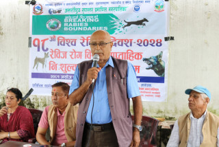 विश्व रेबिज दिवसको अवसरमा तिलोत्तमामा रेबिजविरुद्धको अभियान सुरु