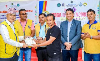 लायन्स एरिया–५ द्वारा बृहत रक्तदान कार्यक्रम