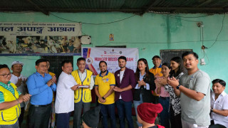 लायन्स र लियो क्षितिजद्वारा आश्रममा सहयोग