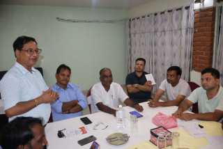 भैरहवामा विशाल भव्य भगवती रात्री जागरण हुँदै