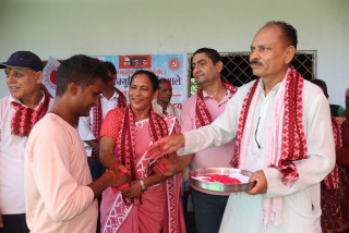 कोटहीमाई–४ मा ५० जना बढी एमालेमा प्रवेश