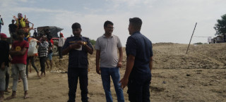 दुर्गा मूर्ति बिसर्जन  : मर्चवारमा सुरक्षा व्यवस्था कडा