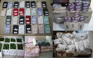 ३० वटा आईफोन सहित ११ लाख बढीको भन्सार छलीको सामान बरामद